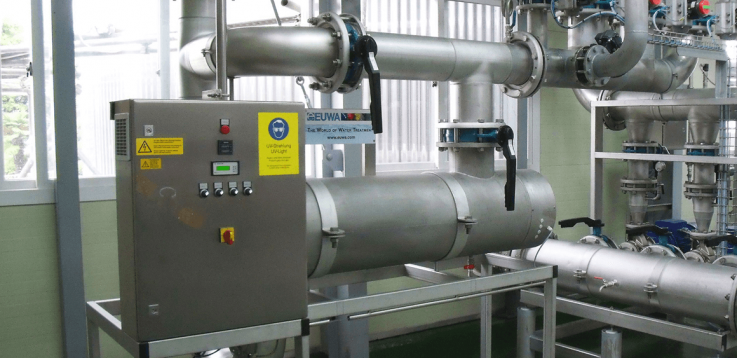 UV system for water treatment